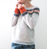 Atiq™-  Mysigt Chic Pullover-tröja med båthals