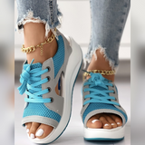 LaceUp™ - Damsandaler med snörning och plattform